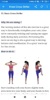 Belly Fat Burning Workouts android App screenshot 6